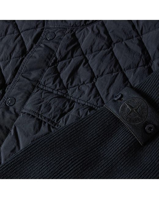 Stone Island Blue Collar Hybrid Jacket for men