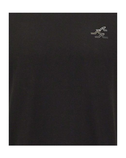 Paul & Shark Black Logo Crew-Neck T-Shirt for men