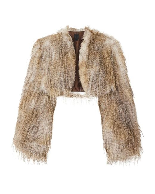 Anna Sui Natural Cropped Coat