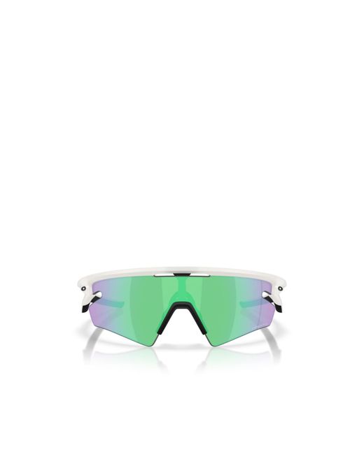 Oakley Green Sphaera Slash Shield Frame Sunglasses for men