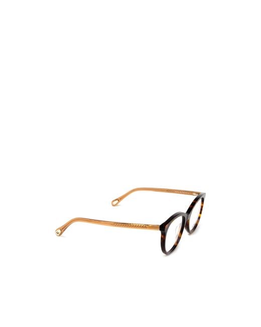 Chloé White Chloé Eyewear Cat-Eye Glasses