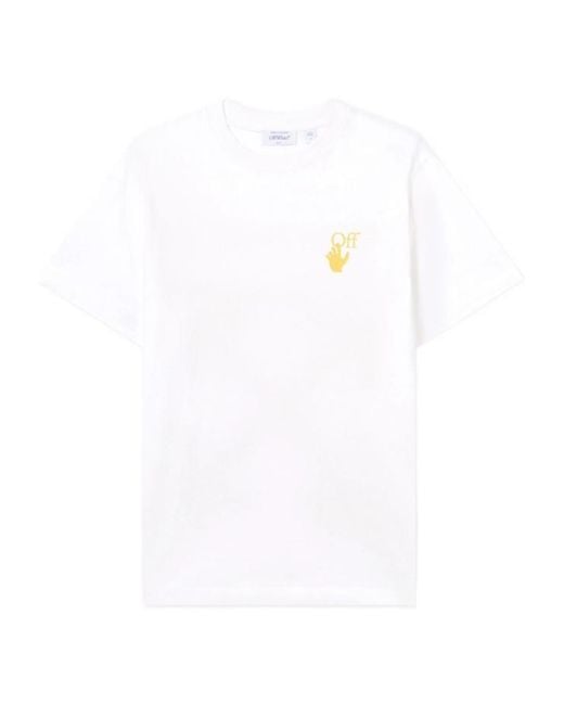 Off-White c/o Virgil Abloh White Printed T-Shirt for men