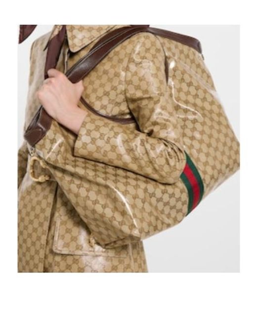 Gucci Metallic Giglio Large Tote Bag