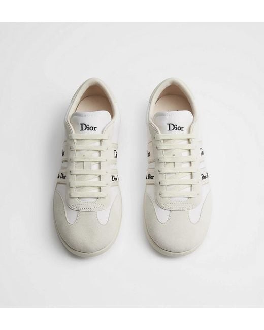 Dior White Ribbon Sneaker