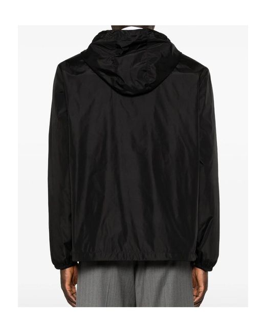 Valentino Black Hooded Jacket for men