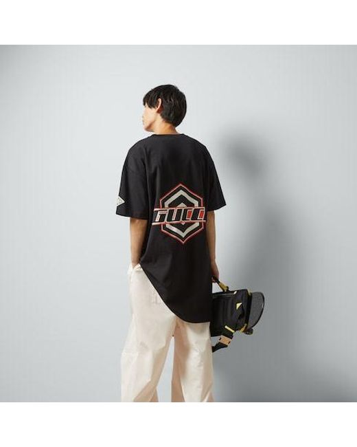 Gucci Black Moto Logo Long T-Shirt for men