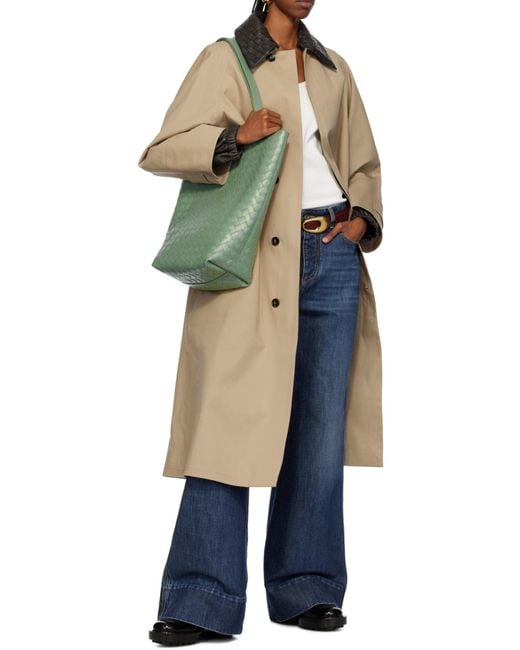 Bottega Veneta Green Classic Intrecciato Tote Bag for men