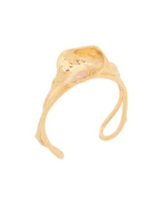 Chloé White Chloé Flower Soul Cuff Bracelet