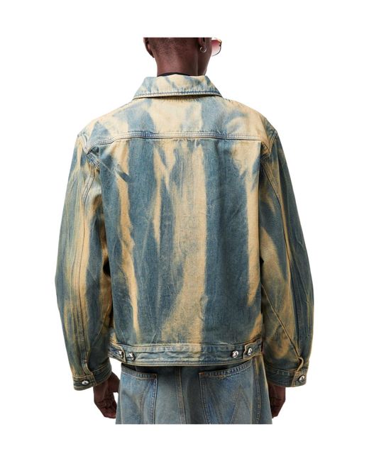 Vivienne Westwood Blue Distressed Denim Jacket for men
