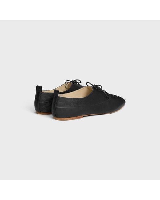 Céline Black Lise Perforated Triomphe Richelieu