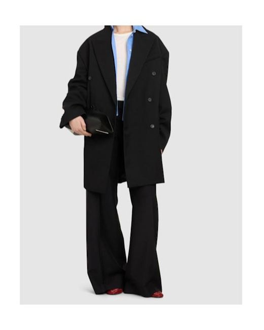 Wardrobe NYC Black Double Breasted Coat