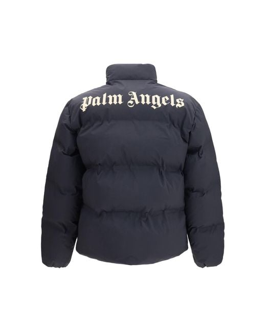 Palm Angels Blue Classic Logo Track Down Jacket for men