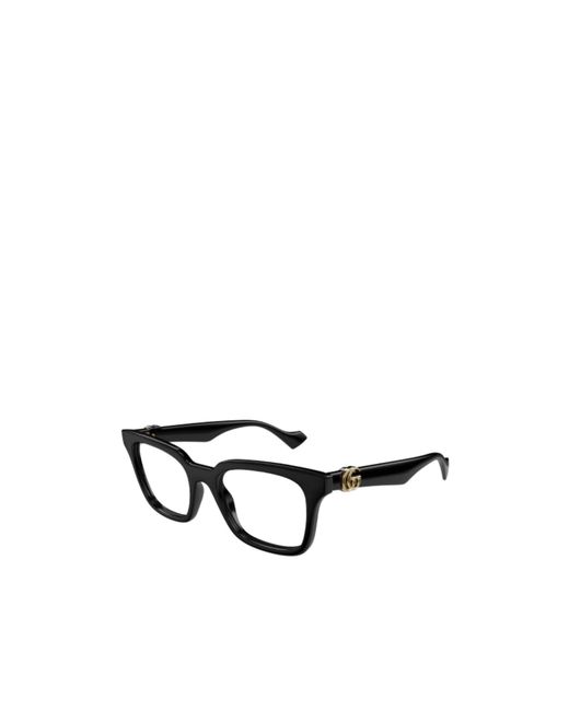 Gucci White Eyewear Square-Frame Glasses