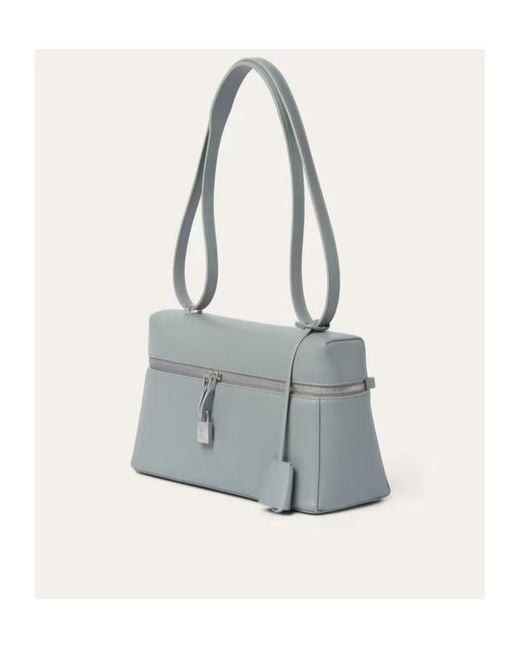 Loro Piana Gray Extra Bag L27 Shoulder Bag