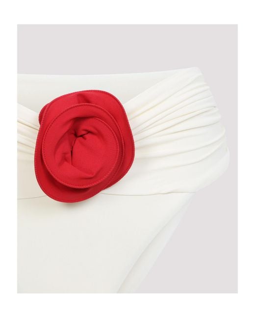 LaRevêche Red Derya Bandeau Bikini Set