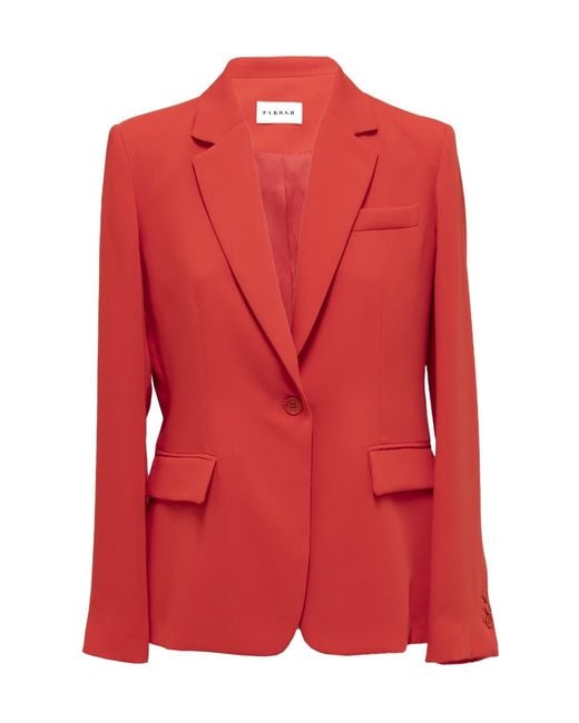 P.A.R.O.S.H. Single-Breasted Tailored Blazer