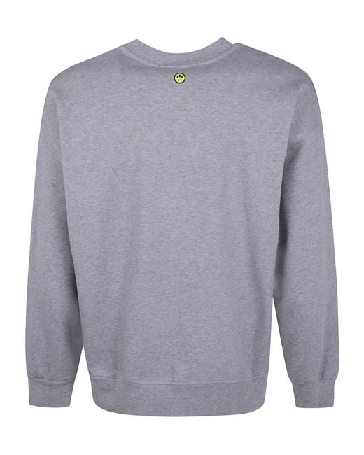 Barrow Gray Logo-Print Sweatshirt for men