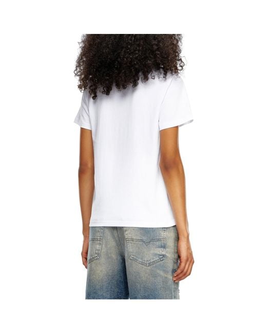 DIESEL White Open-Necked Shirt