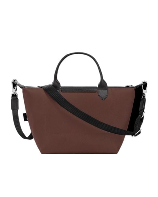 Longchamp Brown Le Pliage Top Handle Shoulder Bag