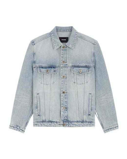 we11done Blue Cotton Denim Jacket