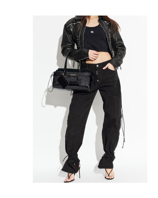 DSquared² Black Loose Twist Jeans