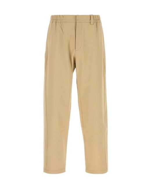 Herno Natural Belt Loop Casual Pants for men