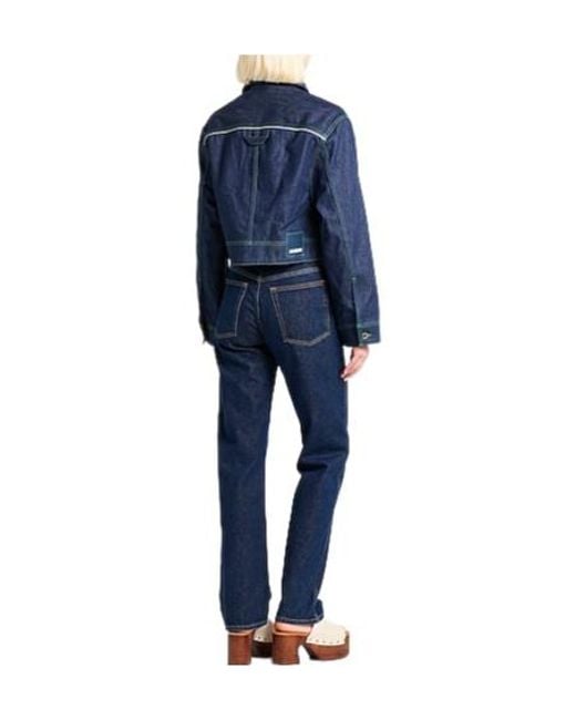 Jacquemus Blue Dark Denim Jacket