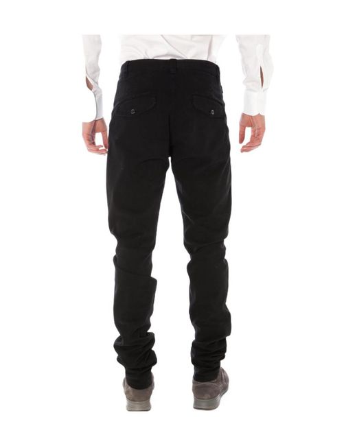 Armani Jeans Black Cotton Jeans for men