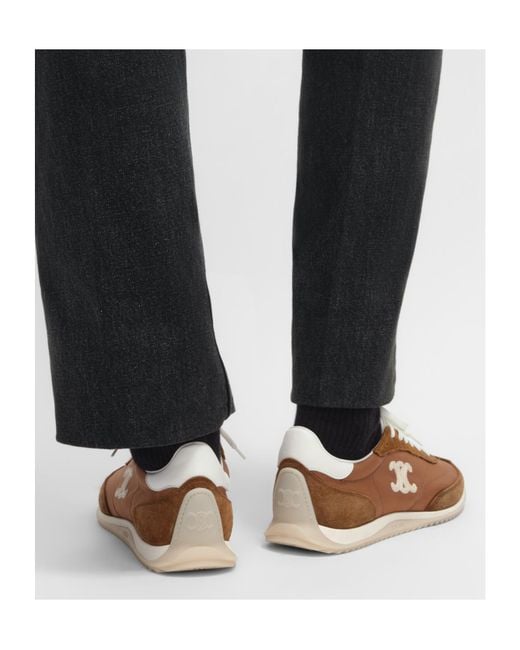 Céline Brown Racer Sneaker