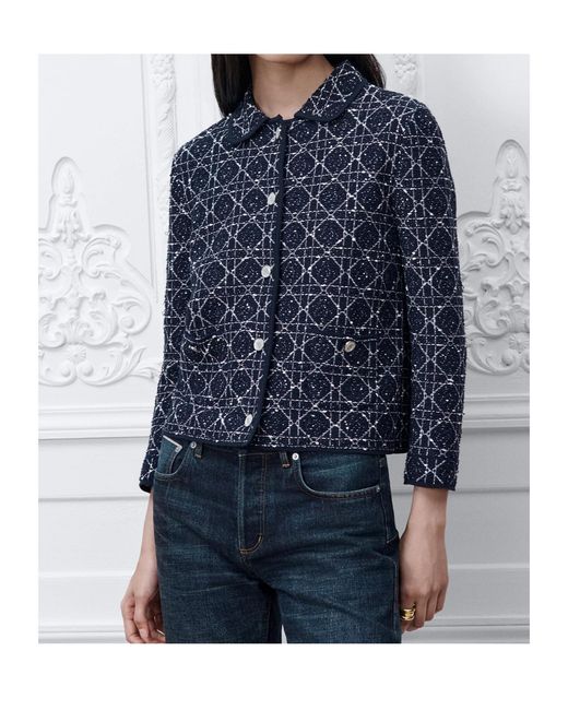 Dior Blue Macrocannage Jacket