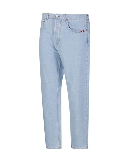 AMISH Blue Jeremiah Carrot-Fit Jeans for men