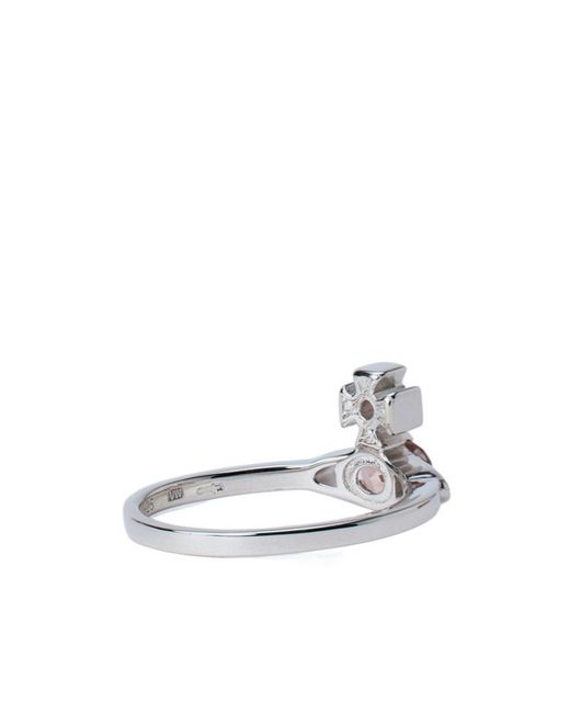 Vivienne Westwood White Allie Ring