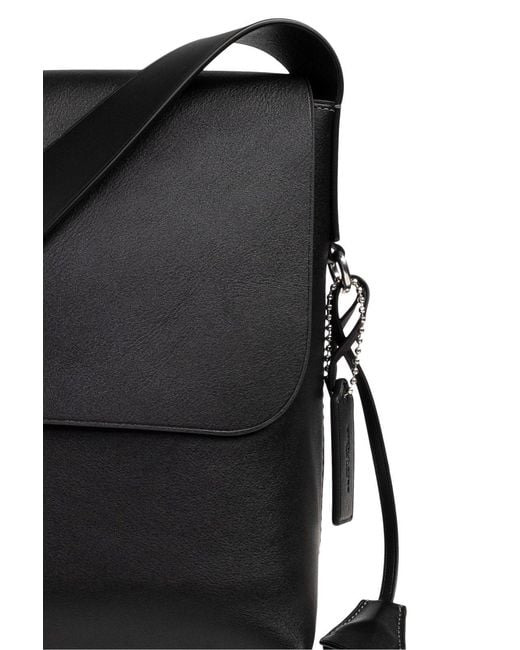 COACH Black Ludlow Messenger Bag for men