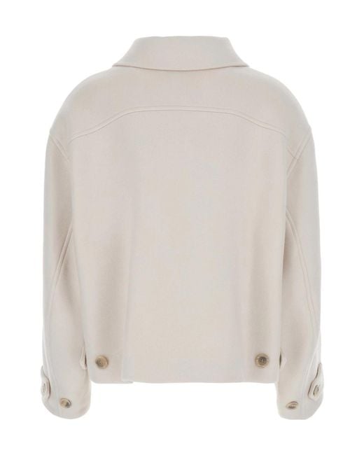 Semicouture Multicolor Long-Sleeve Casual Jacket With A Collar