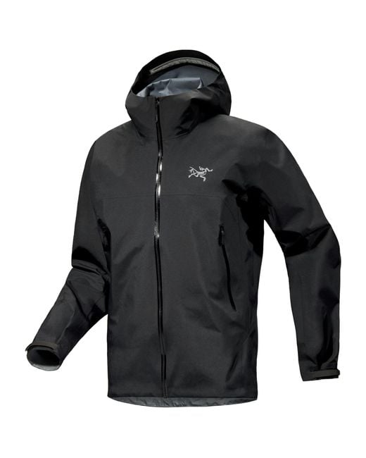 Arc'teryx Black Beta Hooded Zip Jacket for men