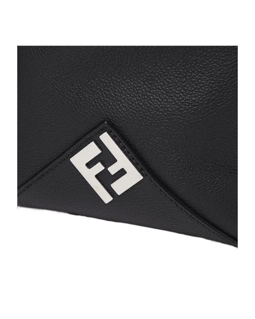 Fendi Black Lui Zipped Backpack for men