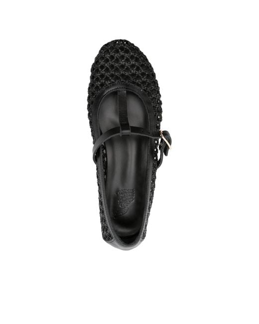 Ancient Greek Sandals Black Aerati Ballerina Shoes