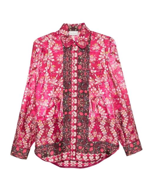 Pierre Louis Mascia Red Long Sleeve Shirt