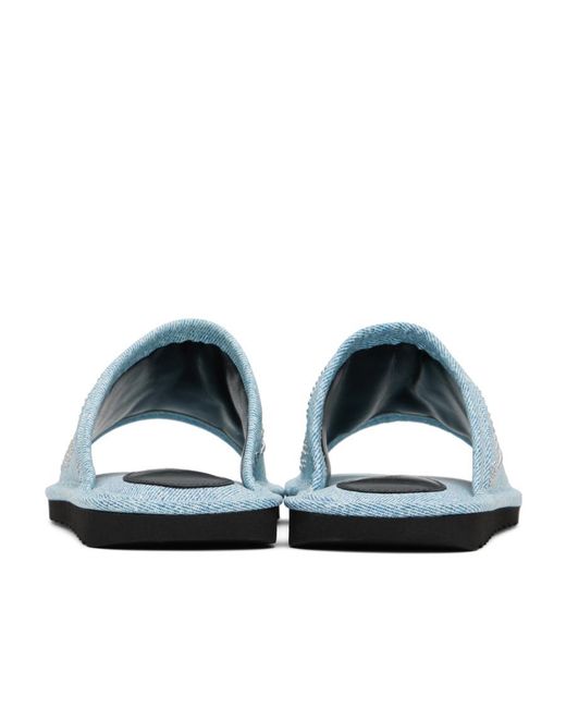 By Far Blue Ari Rivet Sandals