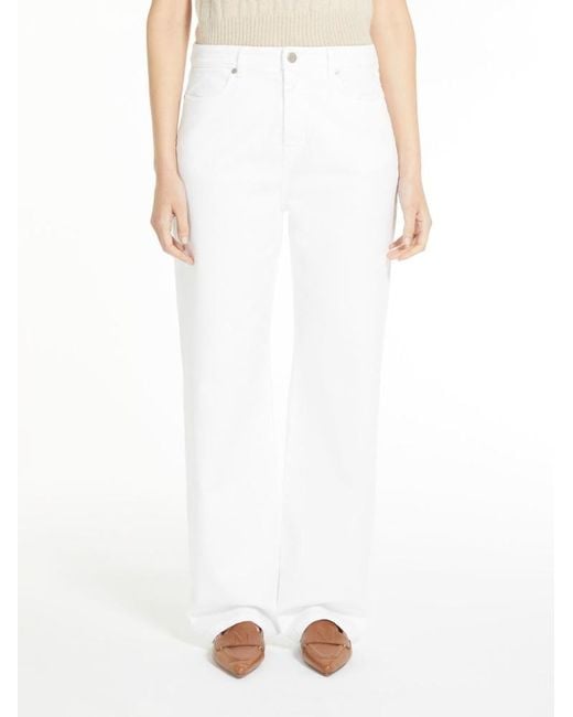 Max Mara White Giuria Jeans