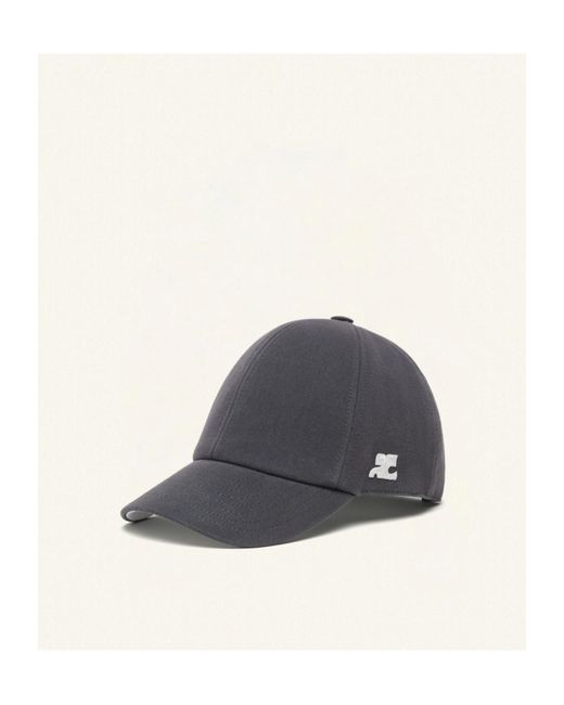 Courreges Blue Logo Hat for men