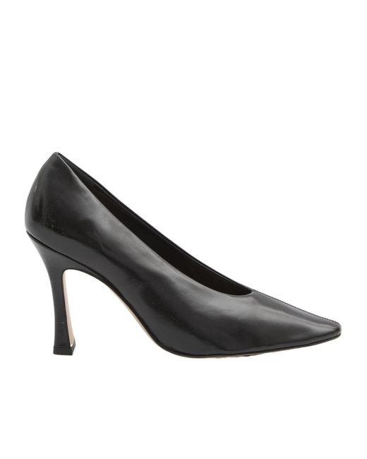 Bottega Veneta Black Sofia Pointed-Toe Slip-On Pumps