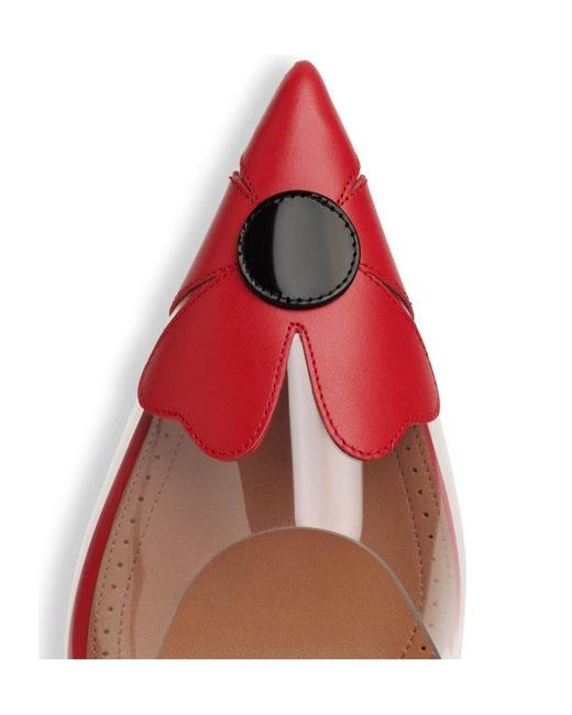Alaïa Red Alaïa Bloom Mules