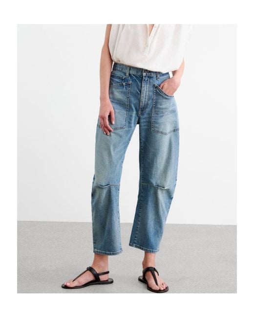 Nili Lotan Blue Shon Denim Jeans
