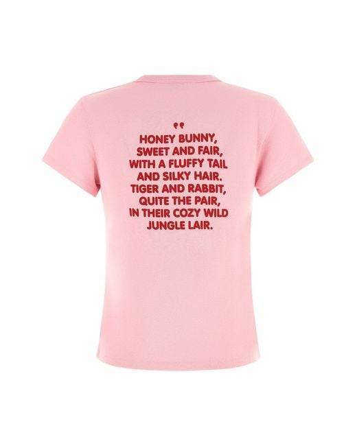 KENZO Pink Cartoon T-Shirt