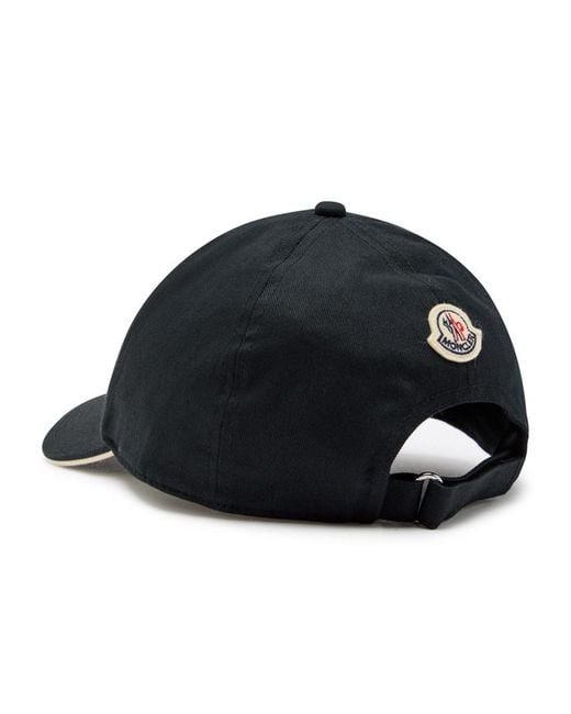 Moncler Multicolor Logo-Embroidered Cotton Cap for men