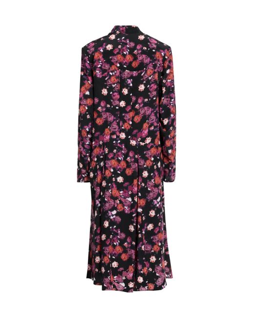 Isabel Marant Red Floral Pattern Dress