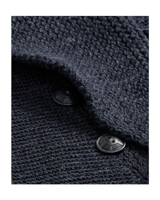 RRL Blue Ralph Lauren Shawl-Collar Cotton Cardigan for men