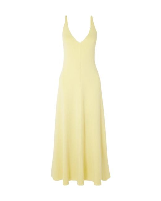 arch4 Yellow V-Neck Dress