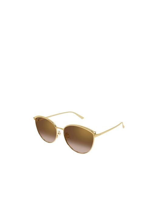 Cartier Multicolor Panthère Oval Frame Sunglasses